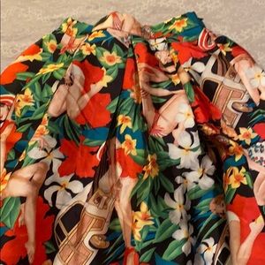 Miusol hula skirt, 50s inspired. Vibrant colors.